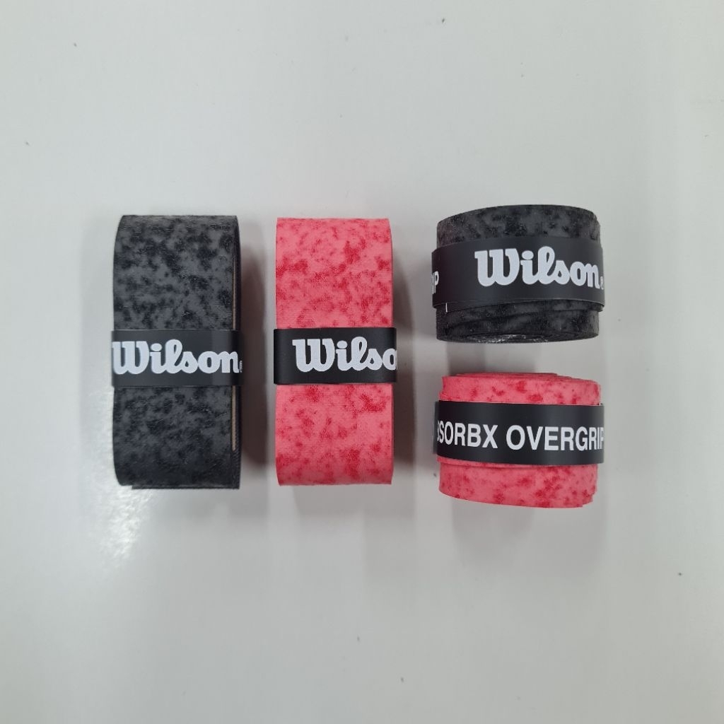 Grip Raket Wilson Absorbent Absorx Satuan Original Pegangan Racket Reket Tenis Tennis Padel Badminto