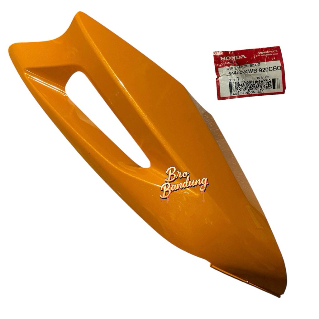 Cover L M/P Orange Sayap Atas Kiri Honda Blade Karbu Lama 64450-KWB-920CBO Ori Honda Genuine Parts 6