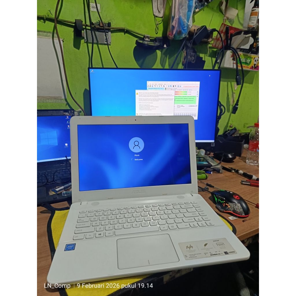 Laptop Asus x441m Intel Celeron N4000 Fullset dus