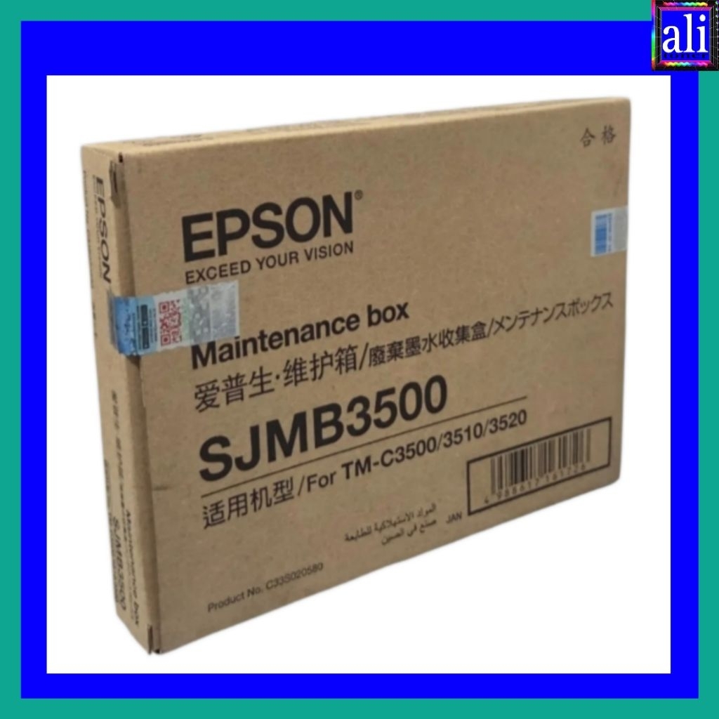 Maintenance Box Epson SJMB3500 original Cocok untuk model printer :TM-C3500 TM-C3510 TM-C3520