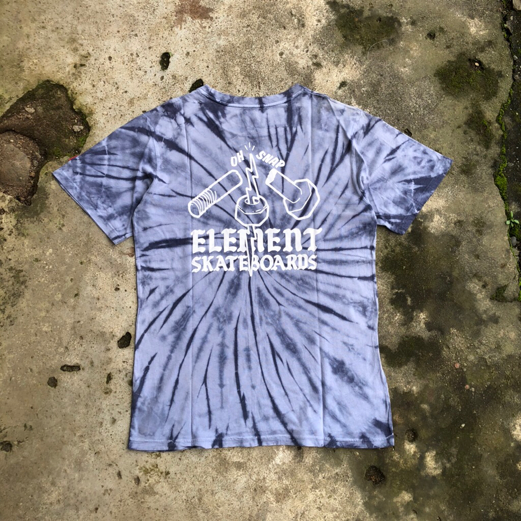 Tshirt element skateboard tiedye ( second/bekas )