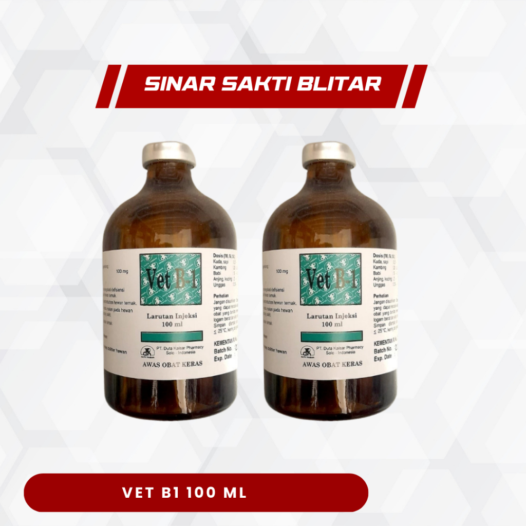 Vet B1 - Vitamin B1 Duta Kaisar 100ml