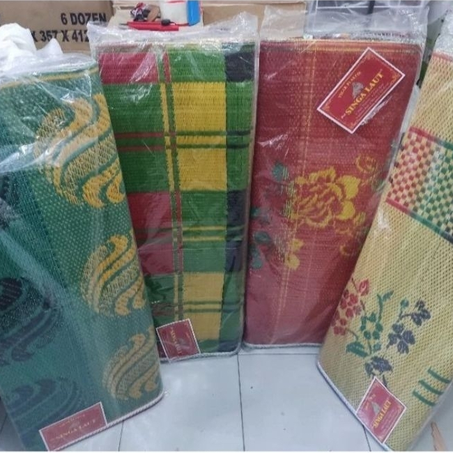 Tikar Jumbo Singa Laut 4x3 Super Tebal Tikar Plastik Singa Laut Ori Hangat Anti Slip Motif Cerah