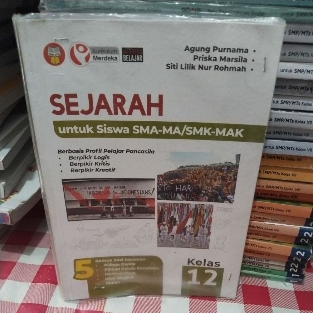 SEJARAH UNTUK SISWA SMA/MA/SMK KELAS 3/12/XII KURIKULUM MERDEKA PENERBIT YRAMA WIDYA
