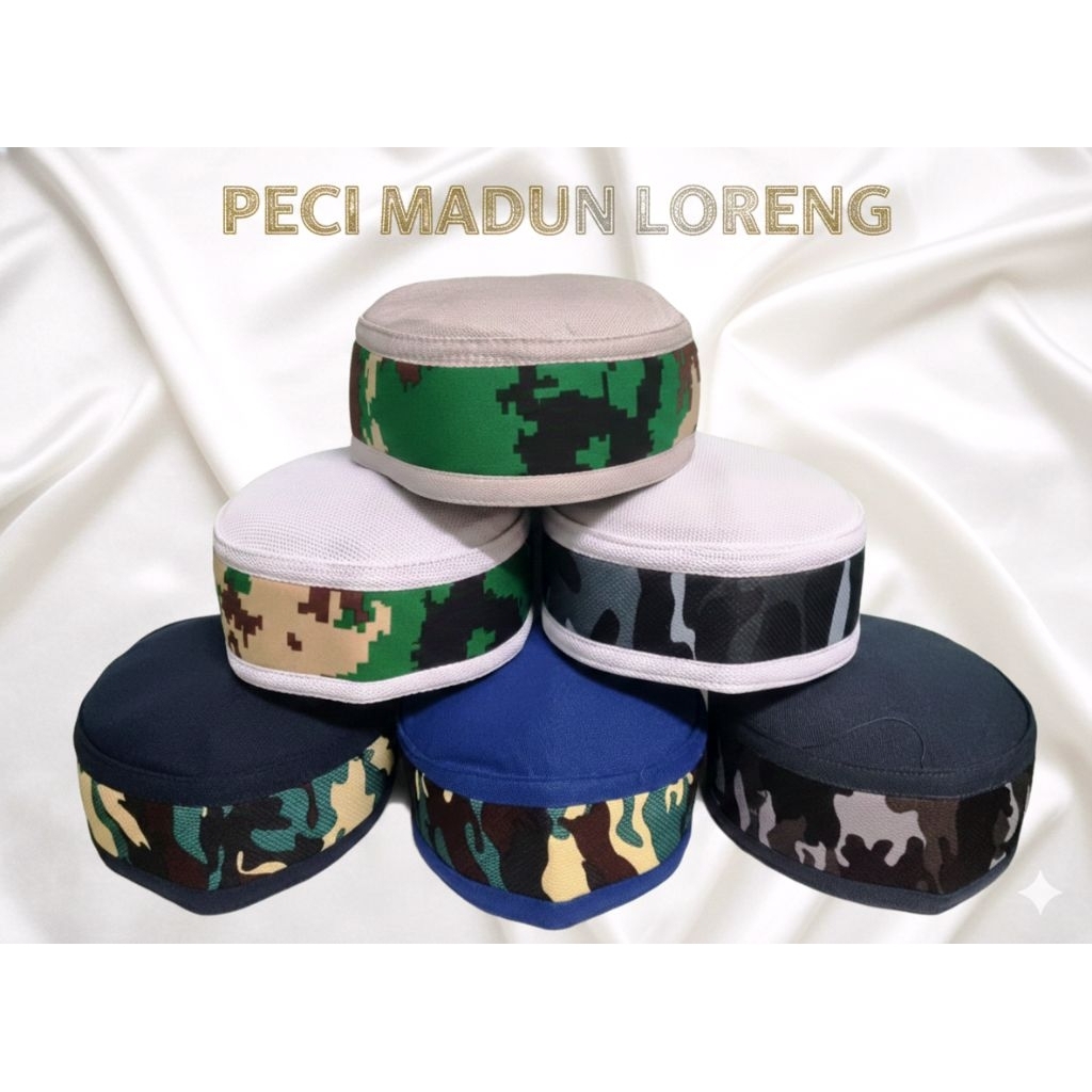 Peci Kopiah Haji TALIBAN MADUN LORENG Murah