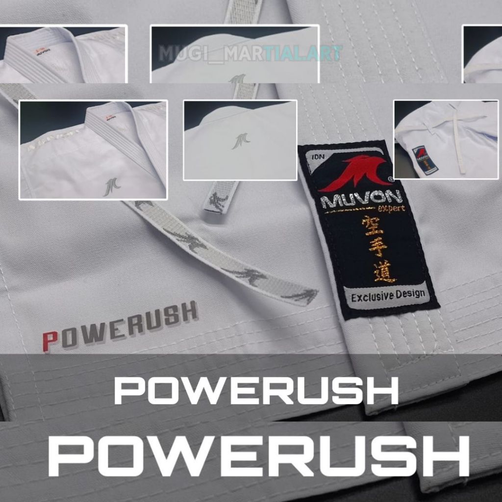 BAJU KARATE KATA POWER RUSH MUVON ORIGINAL