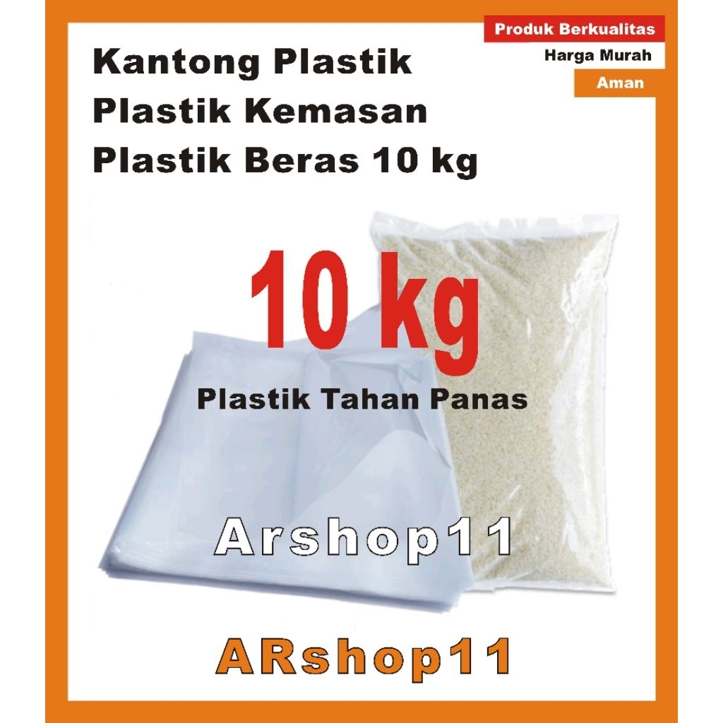 Plastik Beras 10 Kg , Plastik 5 Kg , Plastik Kemasan
