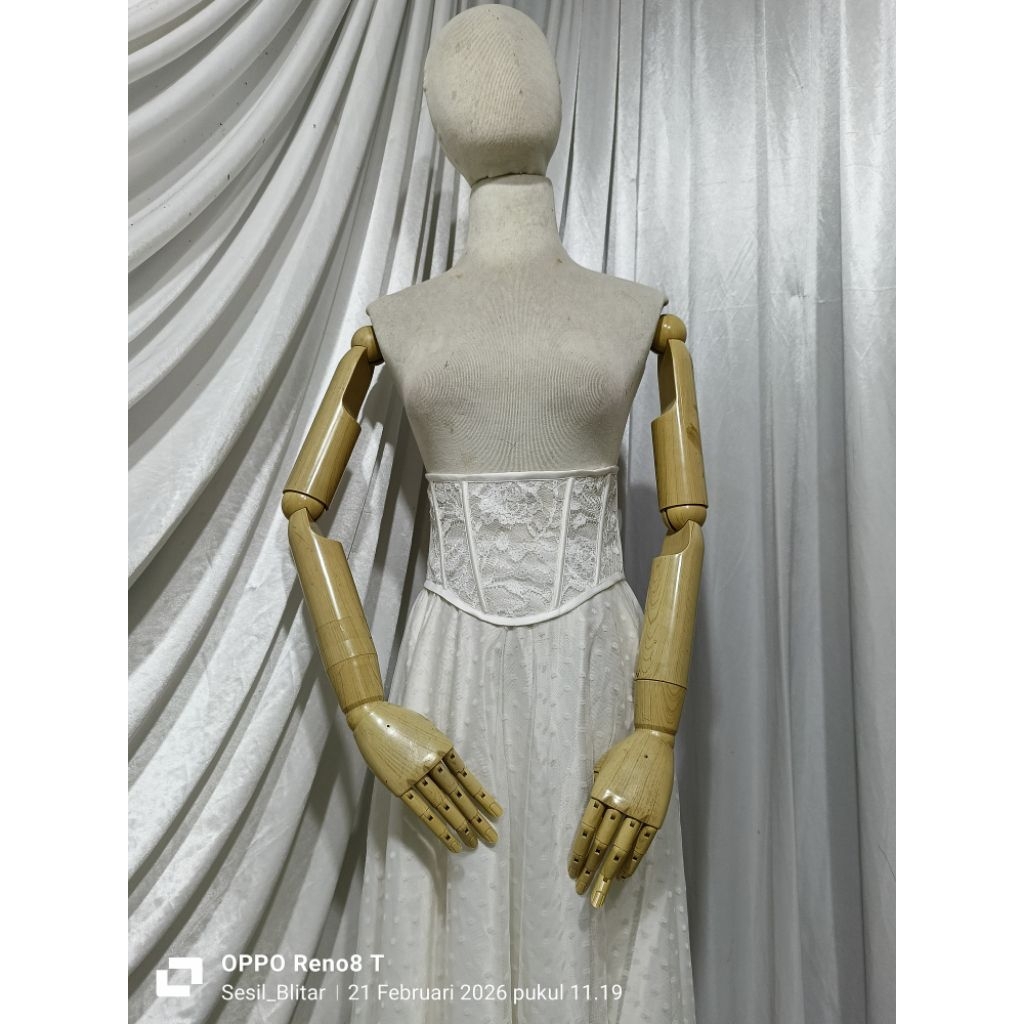 SESIL_BLITAR OBIE BELT TRANSPARANT BROKLAT TALI PITA BELAKANG