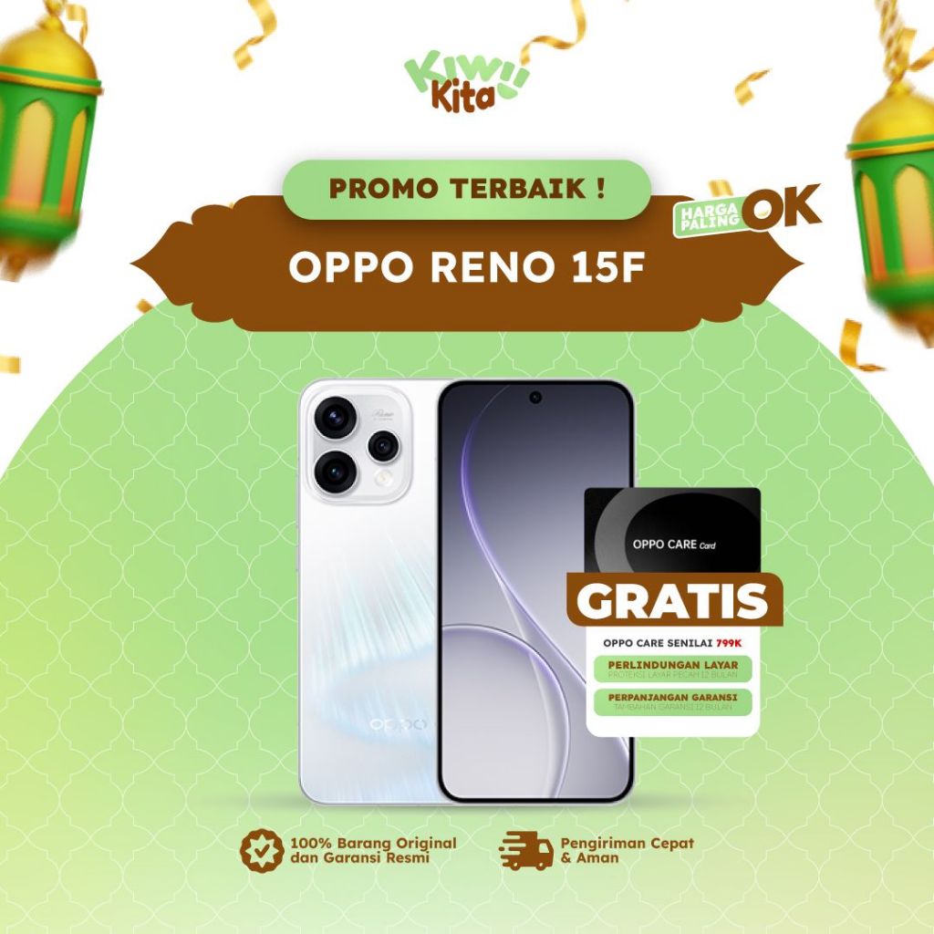 [ FREE GIFT ] OPPO Reno 15F 5G Garansi Resmi