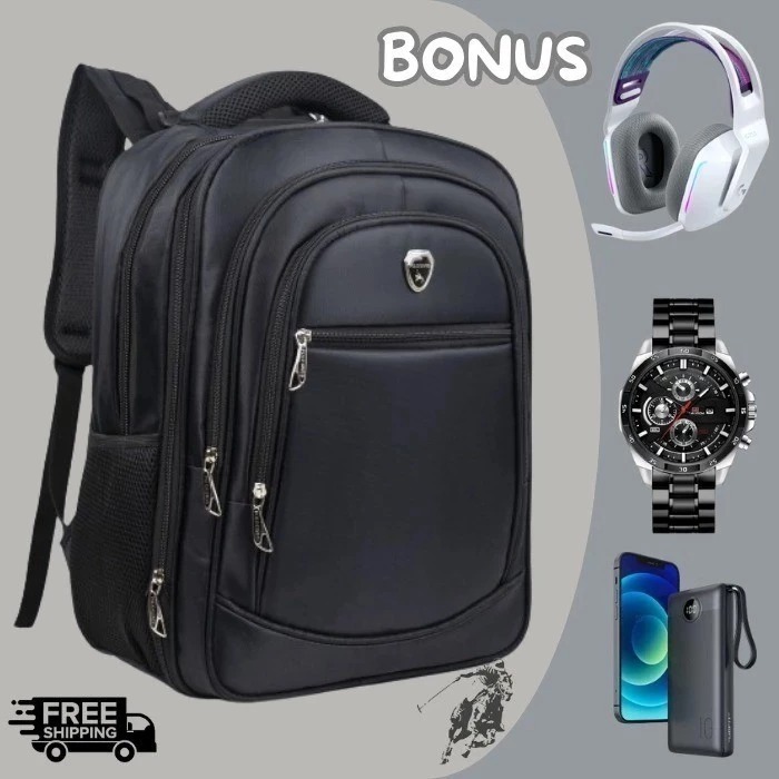 TERBARU - Tas Polo Original 100% Backpack Polo Tas Rangsel Pria Wanita Tas Sekolah Anak Cowok Cewek 