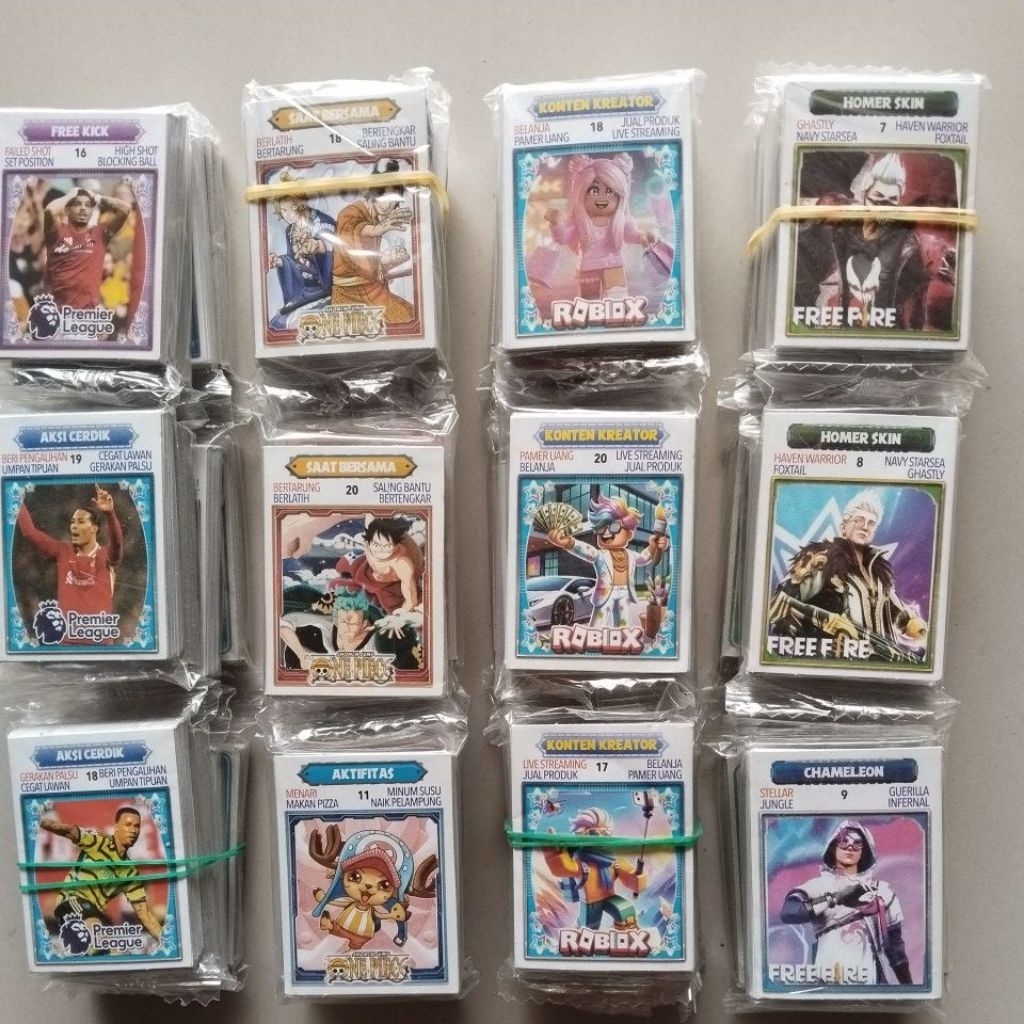 MAINAN KARTU WARTET ISI 12 SASET PRODUK DG