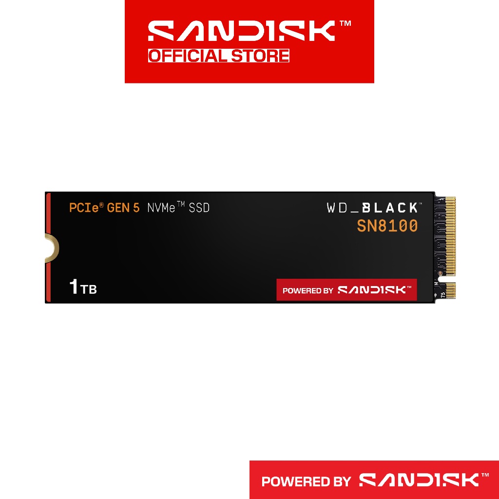 WD Black SSD SN8100 M.2 1TB / 2TB / 4TB NVMe PCIe Gen 5