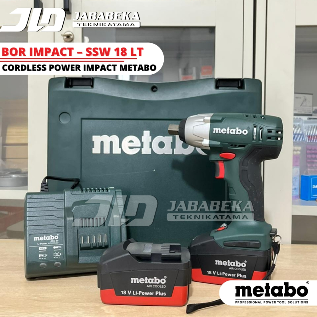 Metabo Cordless Impact Driver Metabo SSW 18 LTX 300 BL / Cordless Screw Driver / Bor Obeng Baterai M