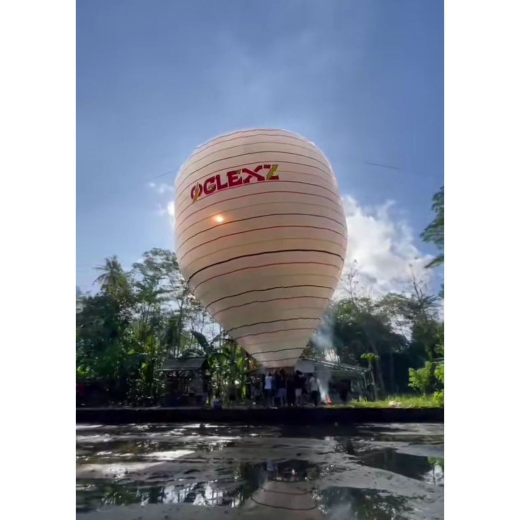 balon udara besar ukuran 6 - 10 meter