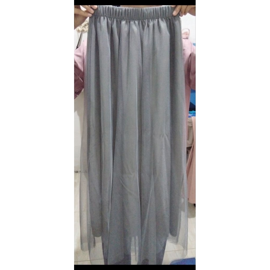 (preloved) rok tutu abu