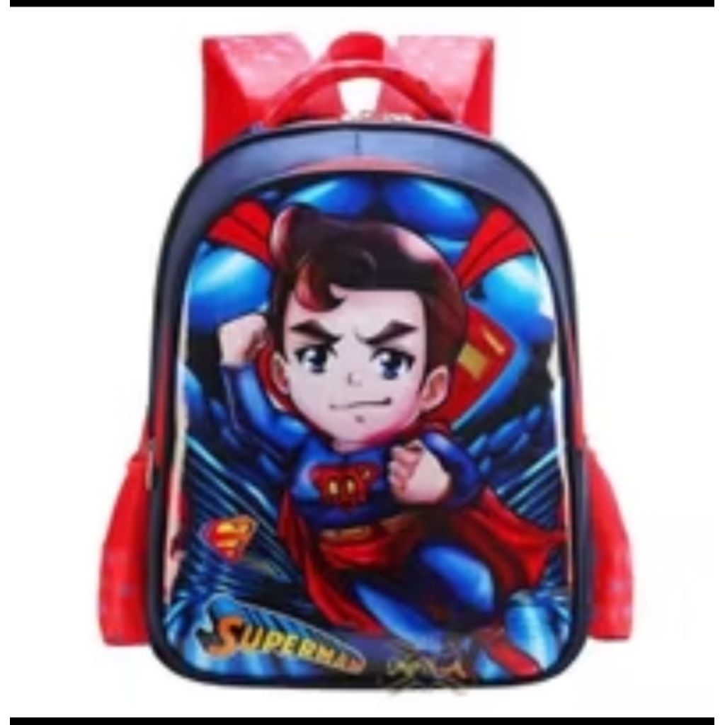 Tas ransel superman anak backpack superman anak tas ransel anak motif superman