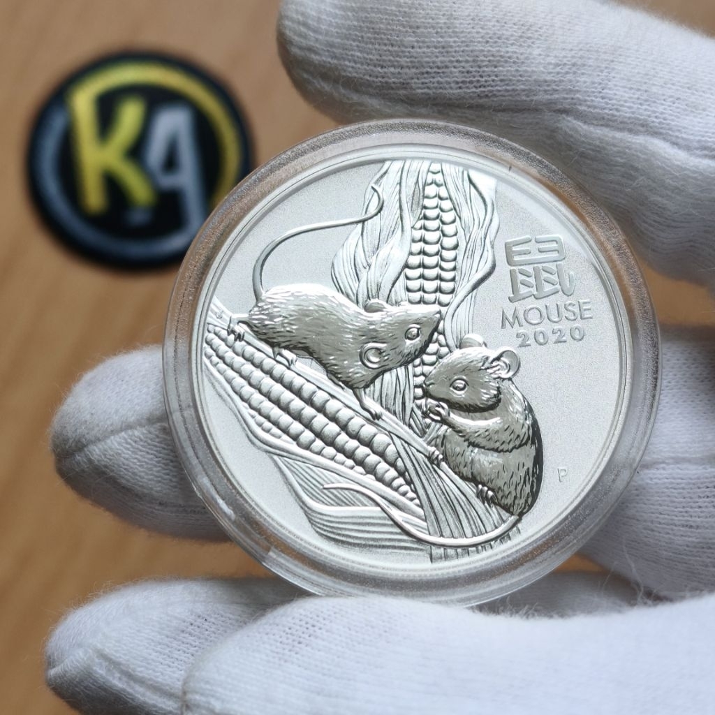 Koin Perak Lunar Fine Silver – Berat 1 Troy Oz (31.1 Gram)