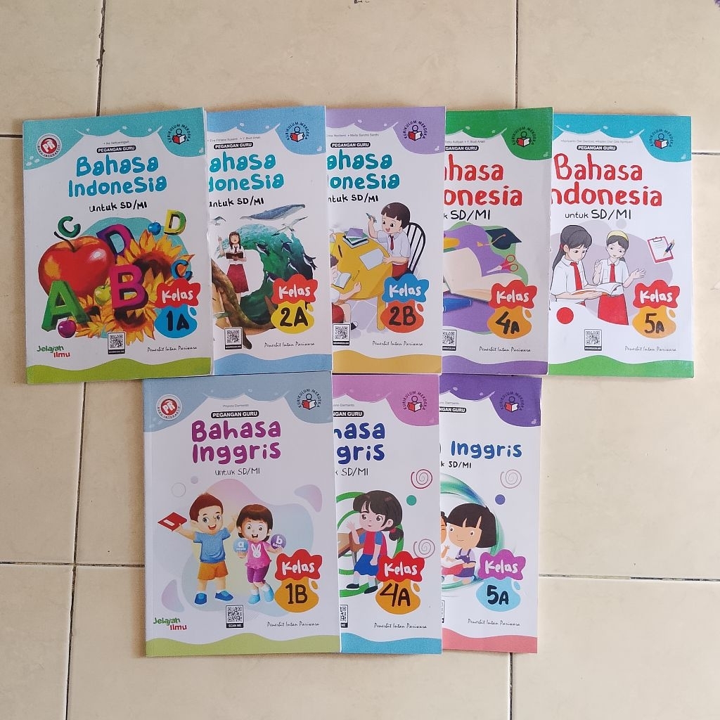 ORIGINAL Buku PR Pegangan Guru - BAHASA INDONESIA & BAHASA INGGRIS untuk SD/MI KURMER - Penerbit Int