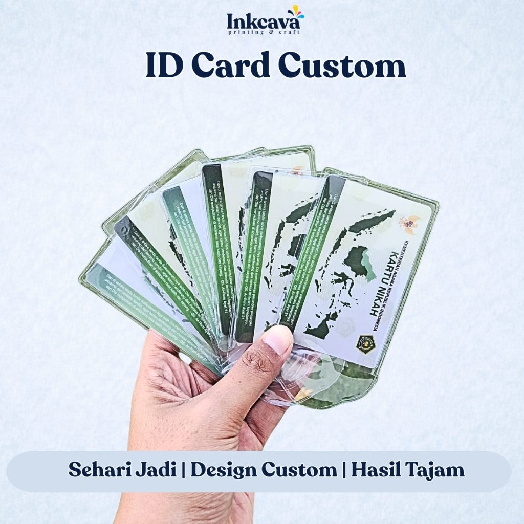 ID Card Custom ( Kartu Pernikahan, Kartu Pertamina, Kartu BPJS)