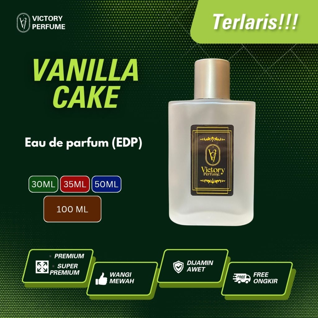 Parfum Vanila cake - Parfum pria - Parfum wanita - Tahan lama -Wangi - Awet