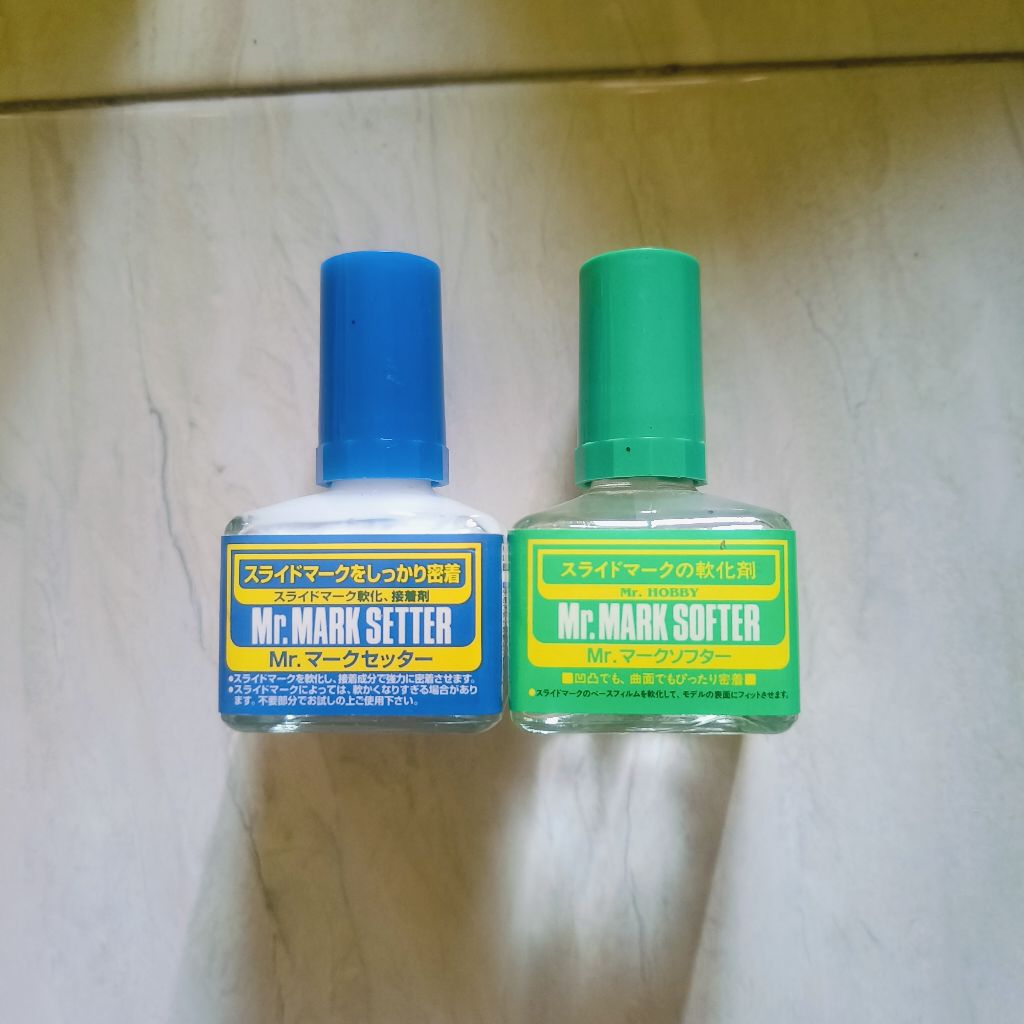 Mr.hobby Mark Setter & Mark Softer + Dspiae Cement