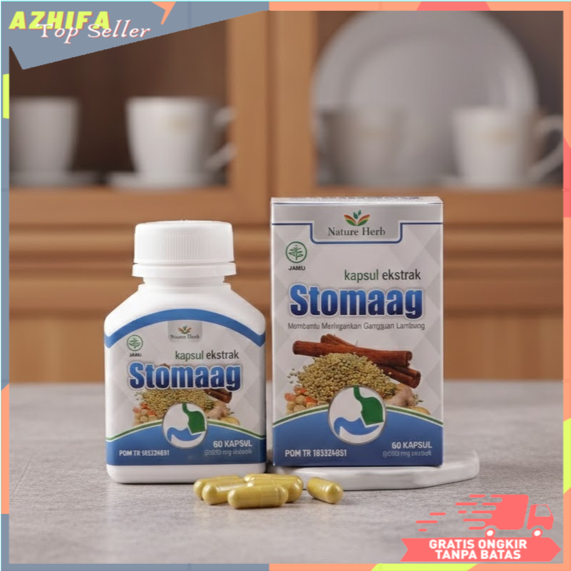 GERDY-R2 Kapsul Herbal Obat Maag Kronis & Asam Lambung/GERD