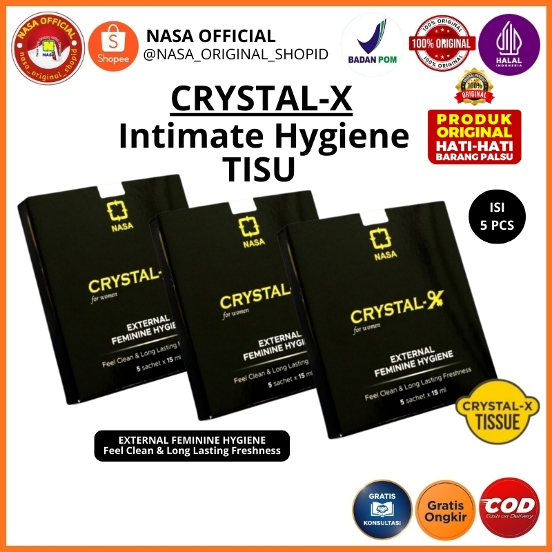 CRYSTAL X CRYSTISU NASA Original – Pembersih Miss V & Penyeimbang pH