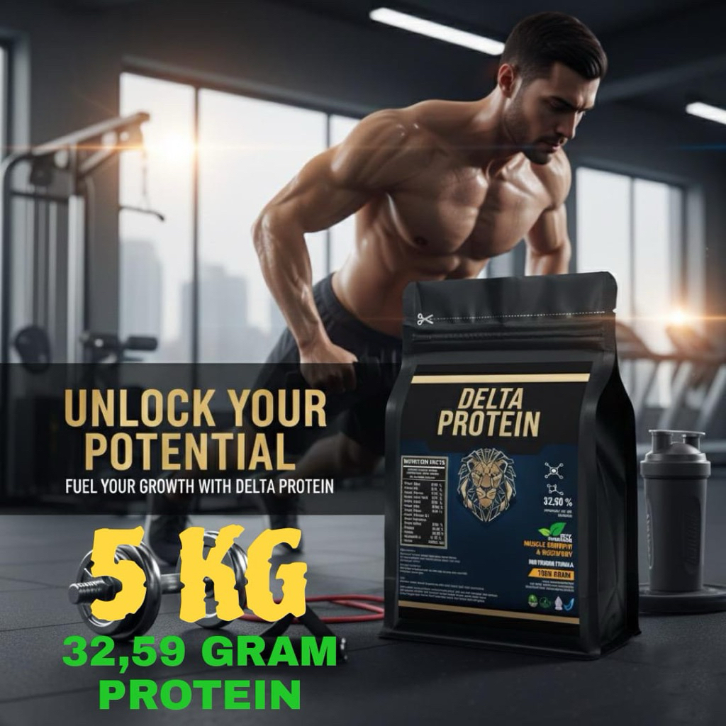 DELTA PROTEIN 5KG WHEY DELTA PROTEIN BUBUK KEDELAI PROTEIN