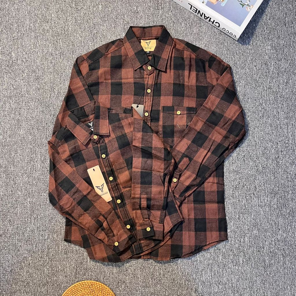 BRAVEKIDS - BISA COUPLE KEMEJA COUPLE FLANEL UNTUK ANAK DAN AYAH ORIGINAL DISTRO COD