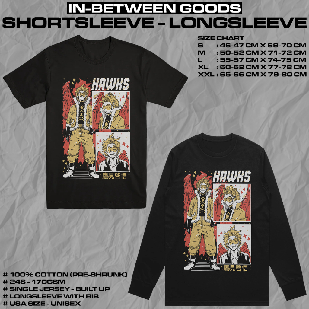 MY HERO ACADEMIA - HAWKS | T-SHIRT | LONGSLEEVE | ANIME MERCH