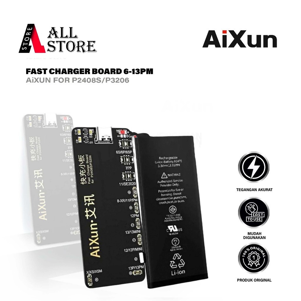 AIXUN FAST CHARGER BOARD FOR P2408S/P3206 SUPPORT 6-13PM ORIGINAL