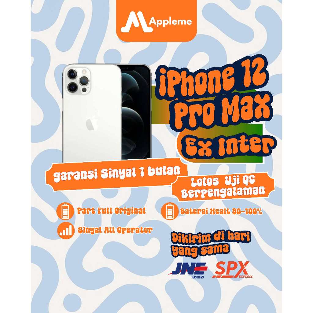 iPhone 12 ProMax Second Ex inter All Operator