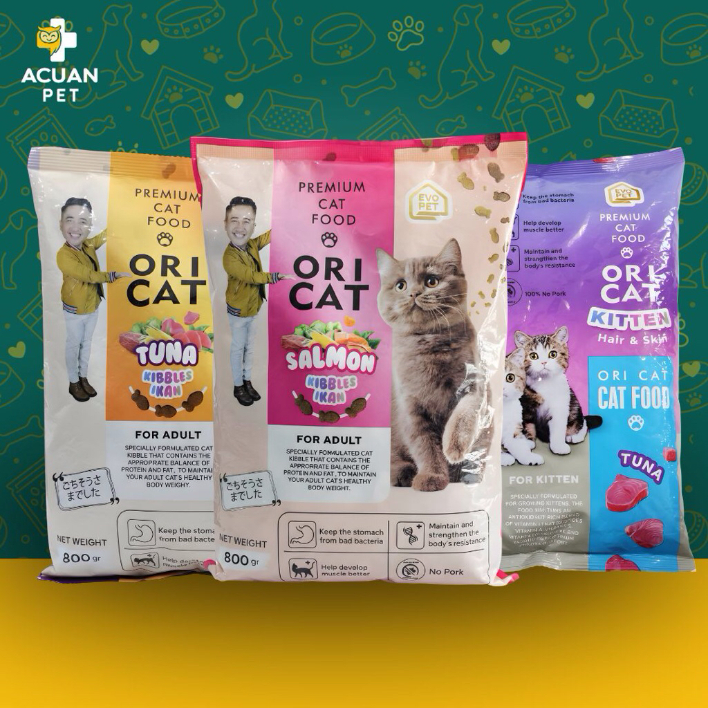 ORI CAT premium cat food makanan kering 800gr dry food ori cat