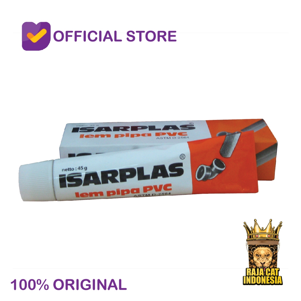 Lem Pipa PVC Isarplas 400gr | 400gr Lem Pipa Isarplas Kaleng | Lem Fox