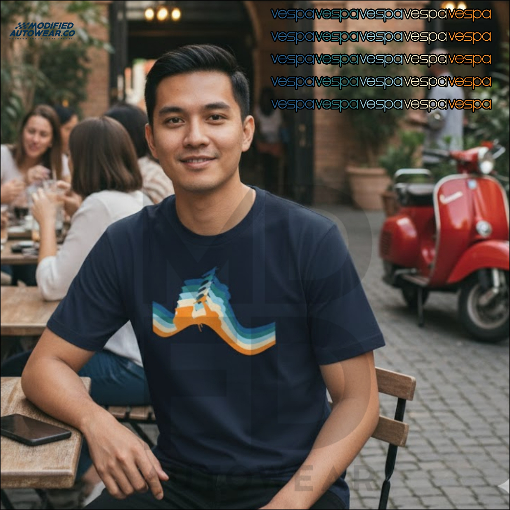 kaos pria kaos vespa scooter modified autowear premium kaos combed 24s baju vespa tshirt vespa