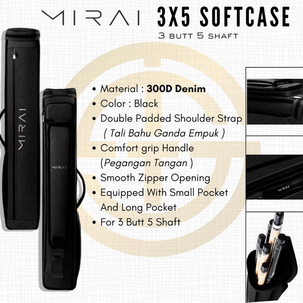 Mirai Softcase 3x5 - Black