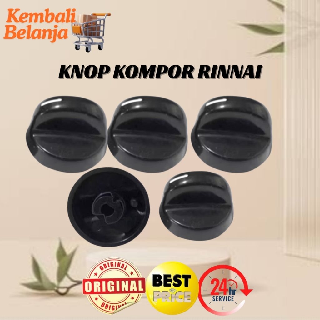 Knop Kompor Rinnai Type 301S 302S 511C 511E 522E 522C/ Knop Putaran Kompor Gas Rinnai/ Knop Rinnai M