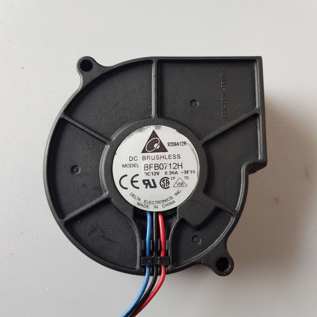 Kipas Fan DELTA DC12V_0.36A 7,5x7,5 3pin