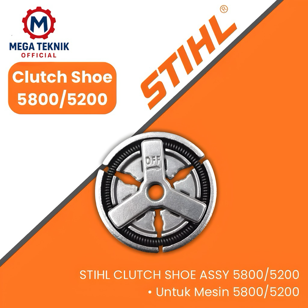 Kampas Rem Senso Sinso Mini 5200/5800 Stihl Clutch Shoe Assy Chainsaw Stihl 5200/5800