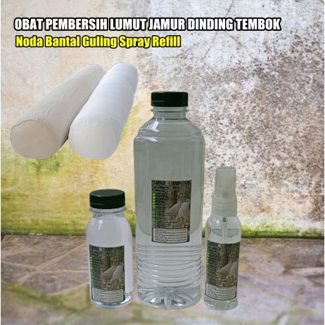 Obat Anti Lumut Pembersih Lumut Dinding Jamur Tembok Noda Bantal Guling Spray Refill
