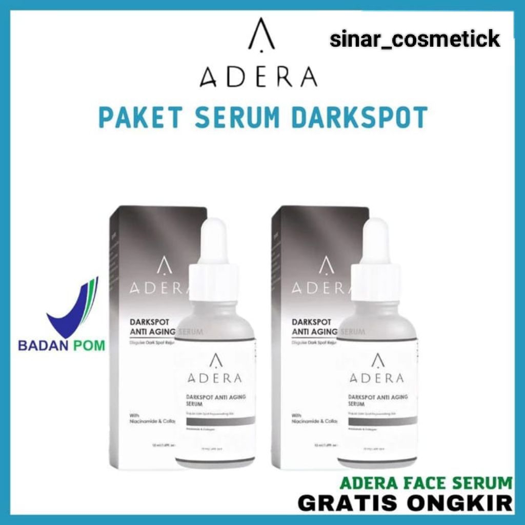 ADERA DARKSPOT SERUM ANTI AGING FLEK HITAM KERUTAN ( ADERA )