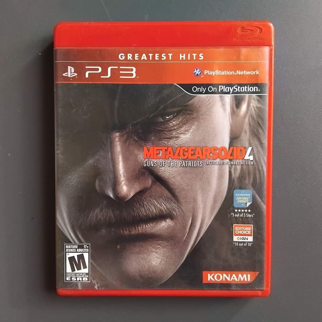 Kaset BD Ori PS3 - METAL GEAR SOLID 4: Guns of The Patriots | MGS 4
