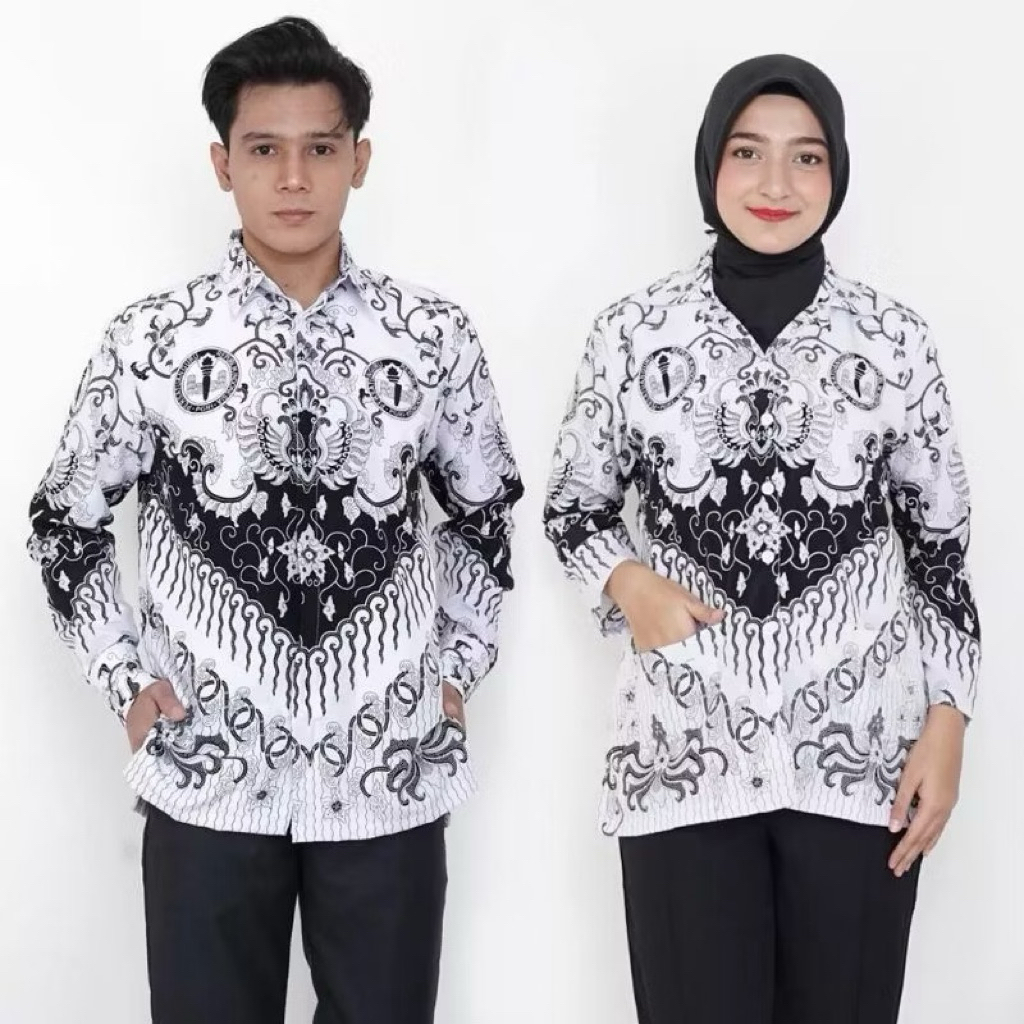 Seragam PGRI pria dan wanita terbaru full furing baju batik PGRI // seragam PGRI terbaru // baju ser