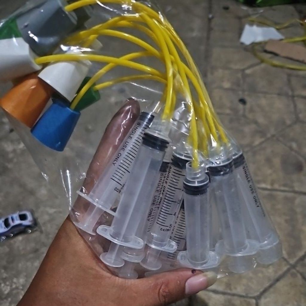50 pc mainan suntikan air anak 5cc / suntikan selang air