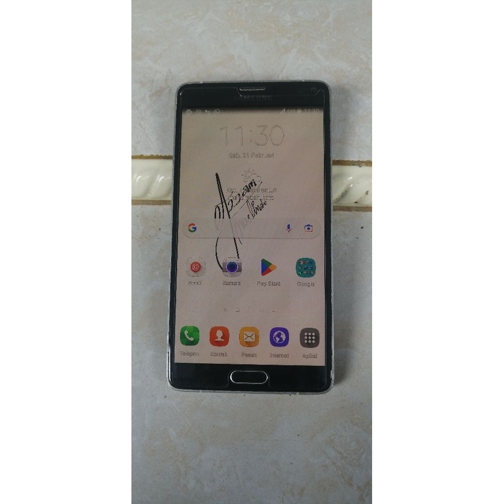 LCD+frem samsung note 4 normal