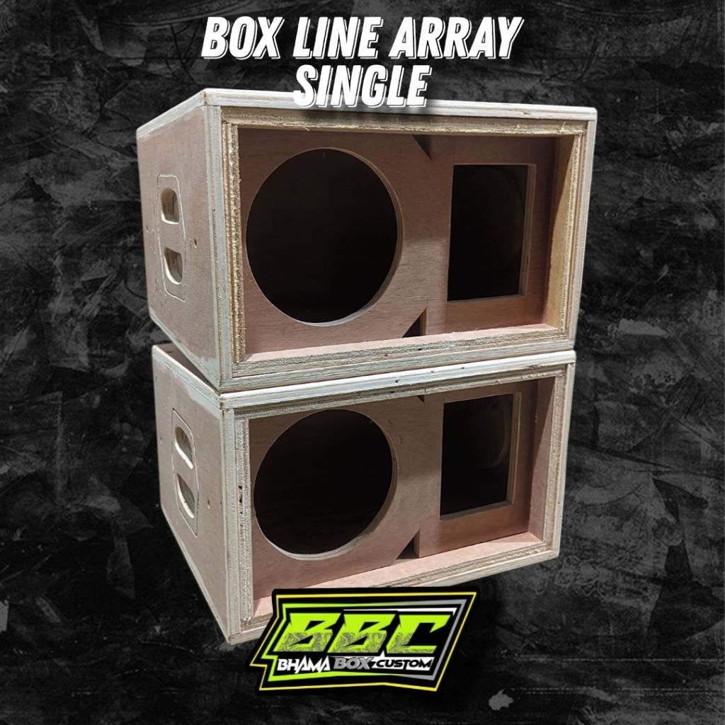 Box Line Array 10 inc Single + Twetter