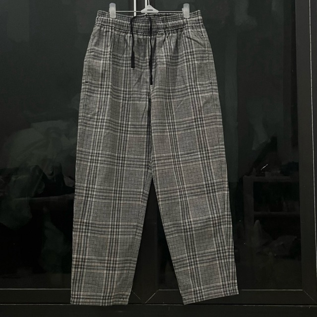 GU Barrel Kulot Tartan Tali Serut