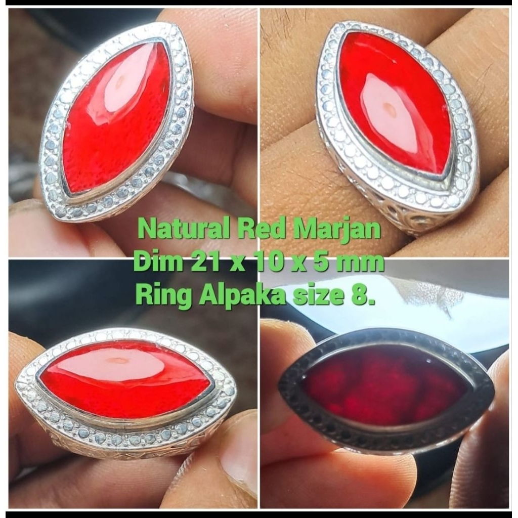 cincin red marjan