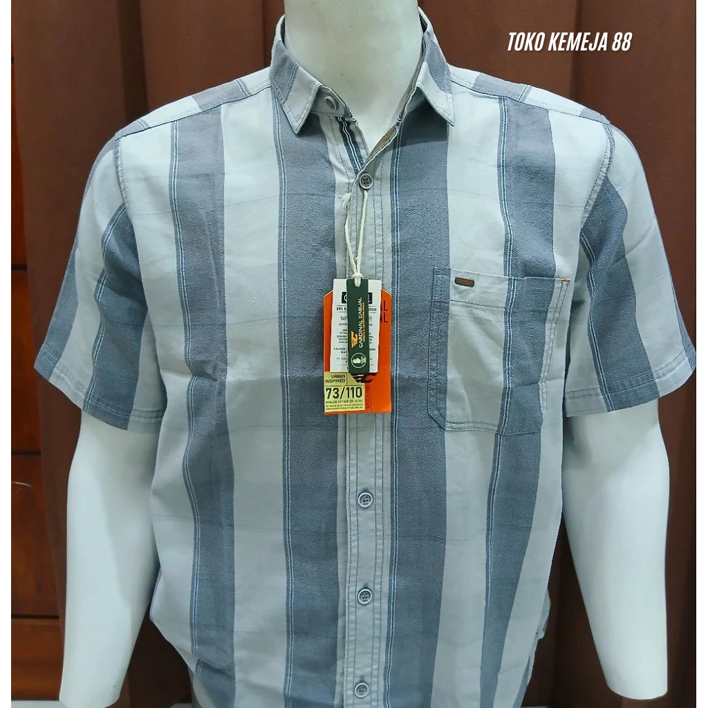 [COD]Kemeja Casual Cardinal Kemeja Pria Dewasa kotak kotak