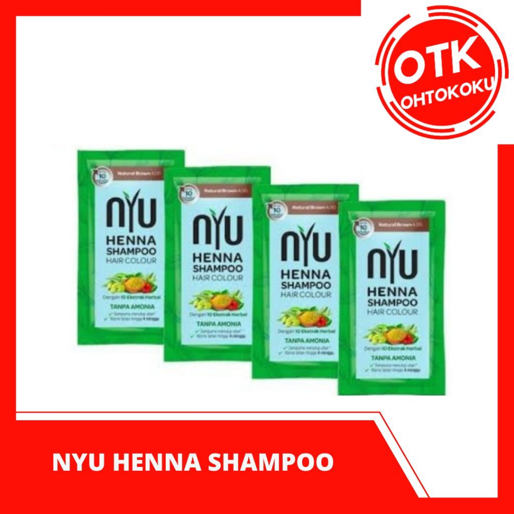 Nyu Henna Shampoo - Shampoo Pewarna Rambut